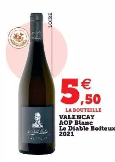 Valençay Aop Blanc Le Diable Boîteux 2021