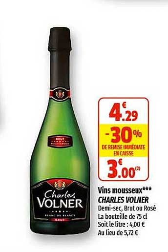 vins mousseux charles volner