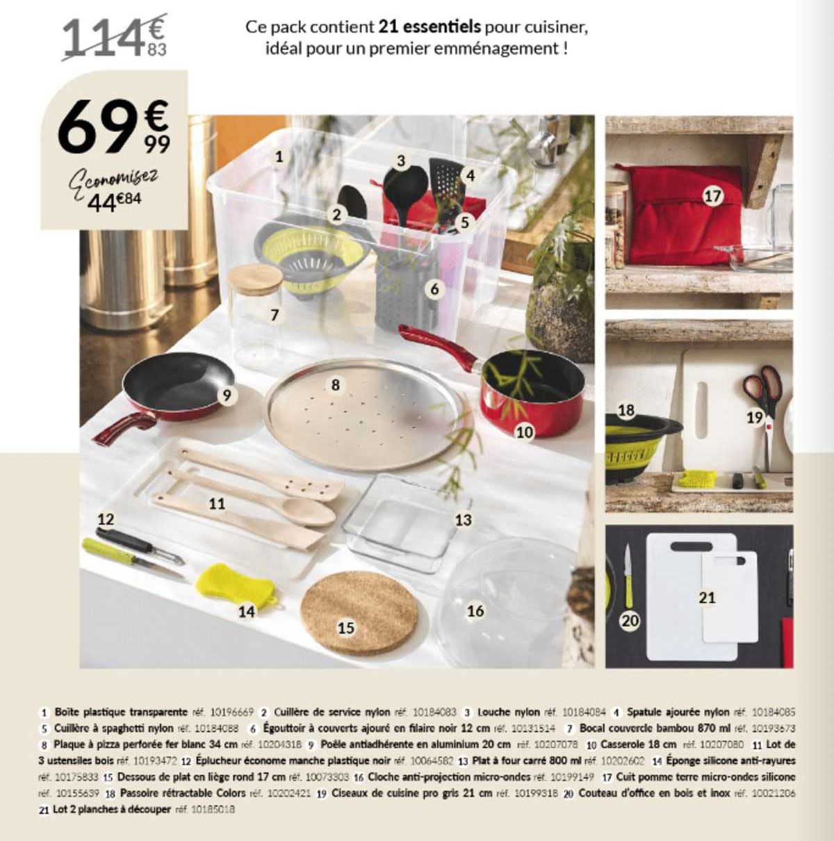 21 essentiels pour cuisiner