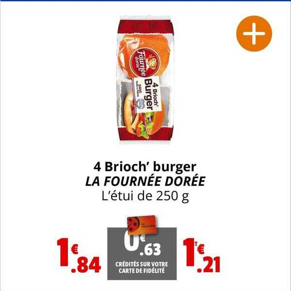 4 brioch' burger la fournée dorée