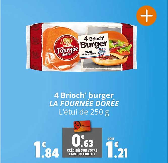 4 brioch' burger la fournée dorée