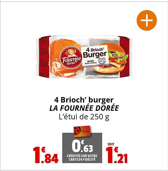 4 brioch' burger la fournée dorée
