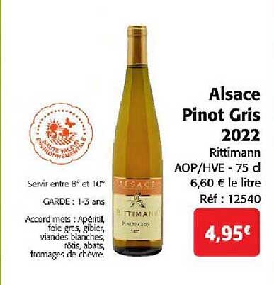 alsace pinot gris 2022 rittimann