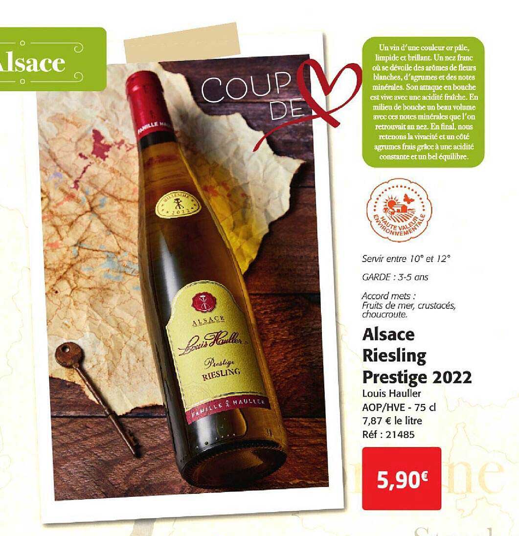 alsace riesling prestige 2022 louis hauller
