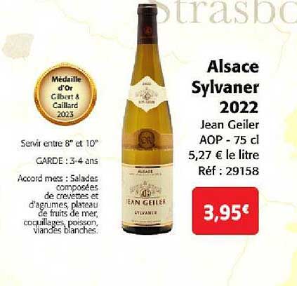 alsace sylvaner 2022 jean geiler
