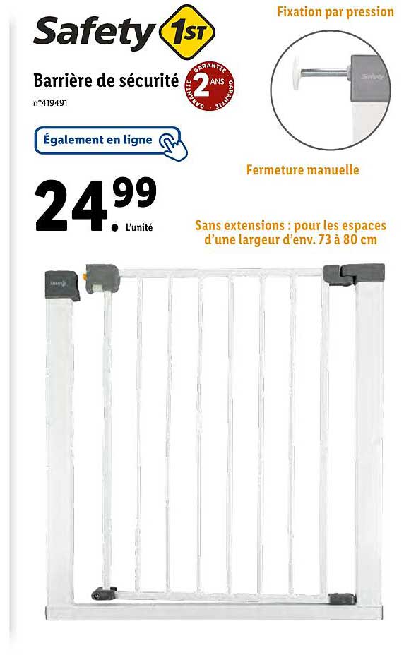 barrière de sécurité safety 1st