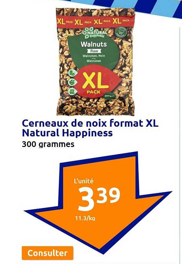 cerneaux de noix format xl natural happiness