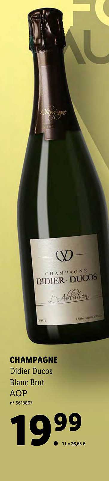 champagne didier ducos blanc brut aop