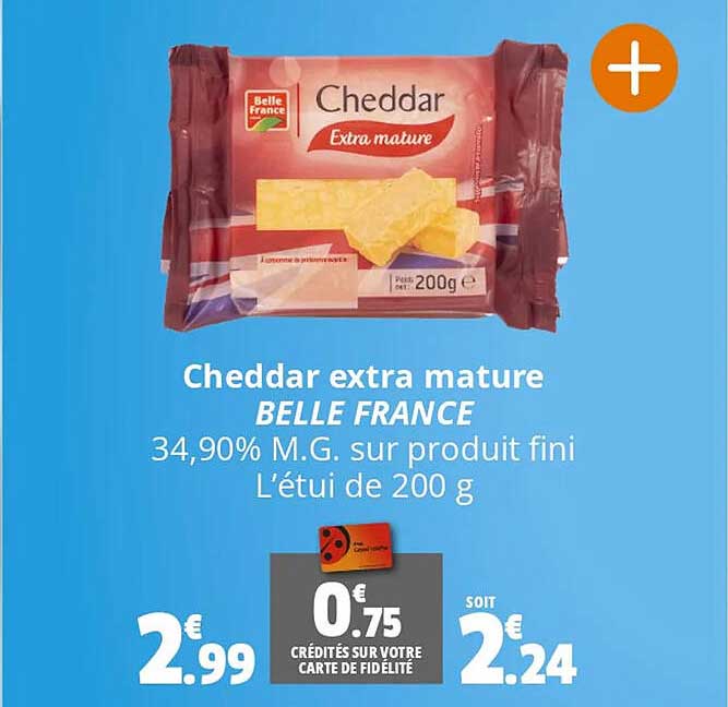 cheddar extra mature belle france