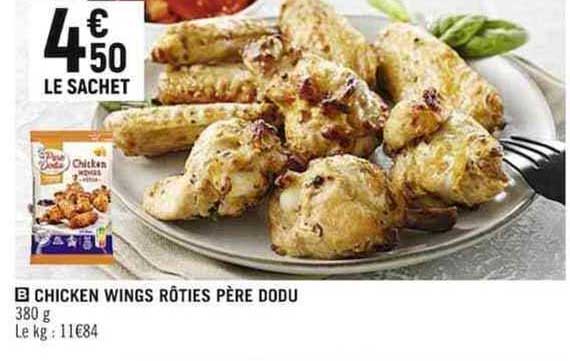 chicken wings rôties père dodu
