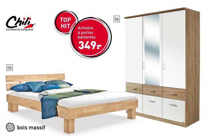 chili armoire à portes battantes