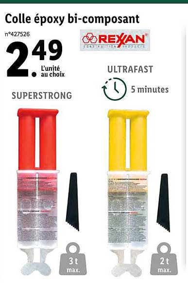 colle époxy bi-composant rexxan