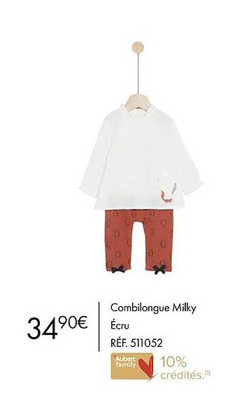 Combilongue Milky écru