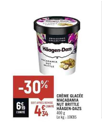 crème glacée macadamia nut brittle häagen-dazs