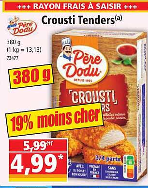 crousti tenders père dodu