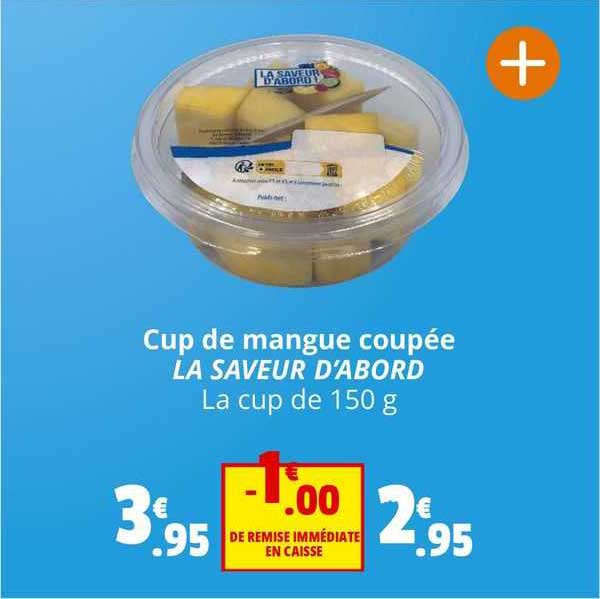 Cup De Mangue Coupée La Saveur D'abord