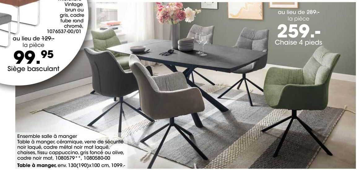 ensemble salle à manger