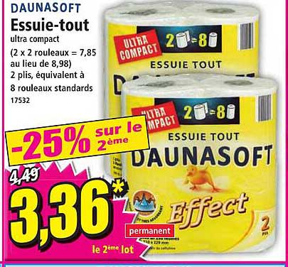 essuie-tout daunasoft