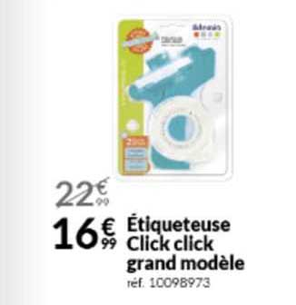 étiqueteuse click click grand modèle