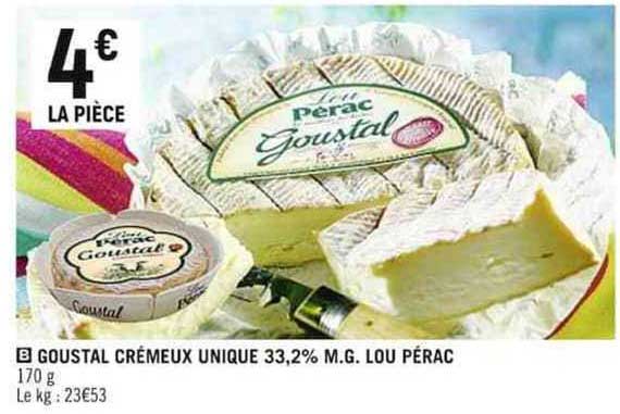 goustal crémeux unique 33.2% mg lou pérac