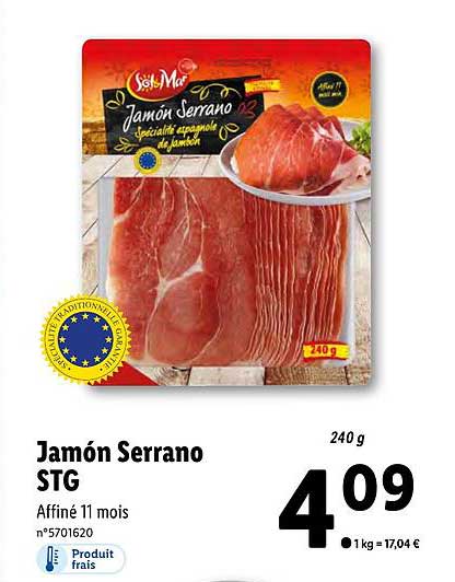 jamón serrano stg