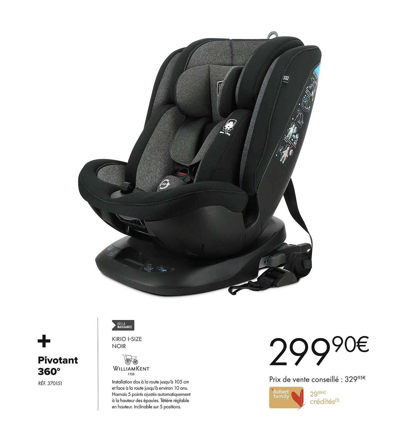 kirio i-size noir william kent