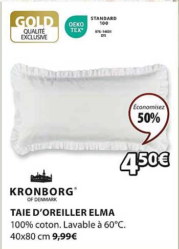 kronborg taie d'oreiller elma