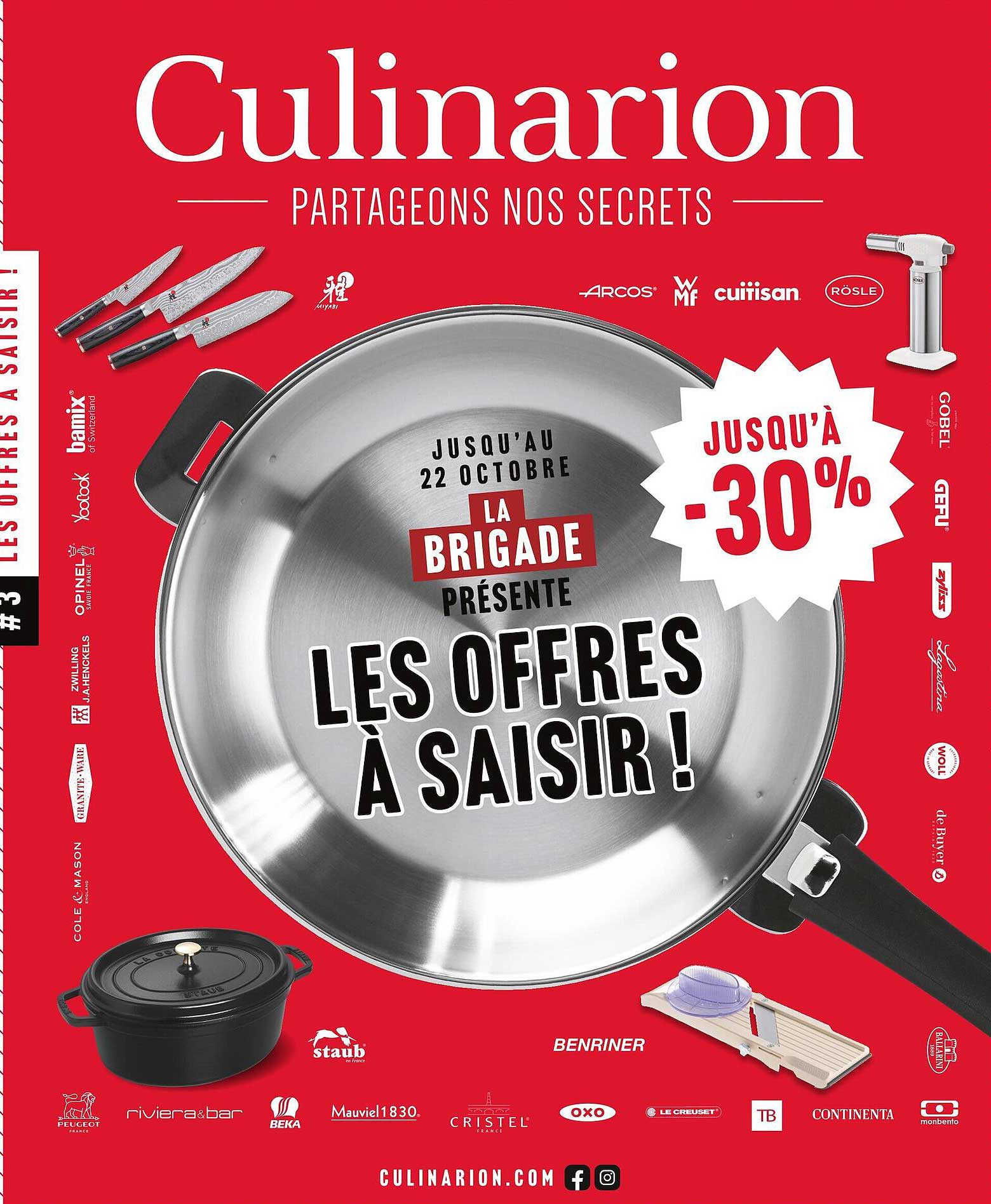 La Brigade Présente Les Offres à Saisir!