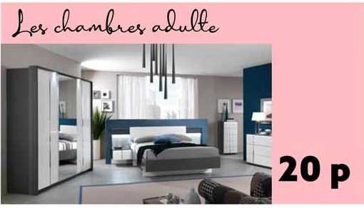 les chambres adulte