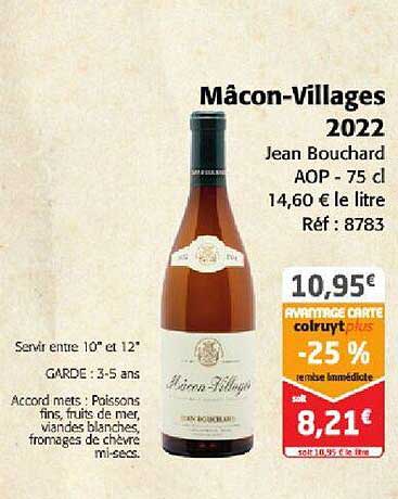 mâcon-villages 2022 jean bouchard