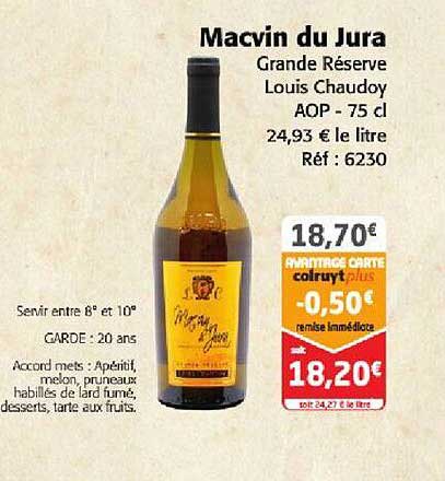 macvin du jura grande réserve louis chaudoy