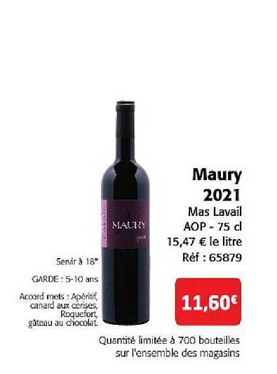 maury 2021 mas lavail