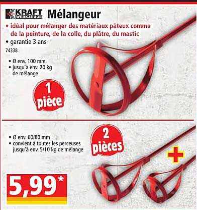 mélangeur kraft werkzeuge