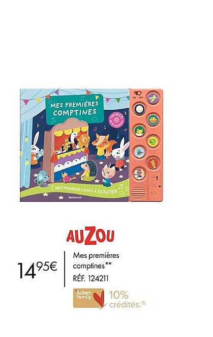mes premières comptines auzou