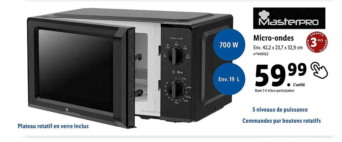micro-ondes masterpro