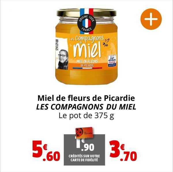 miel de fleurs de picardie les compagnons du miel