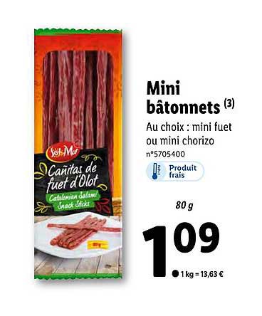 Mini Bâtonnets Sol&mar