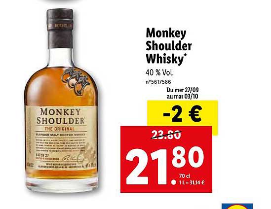 monkey shoulder whisky