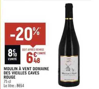 moulin à vent domaine des vieilles caves rouges
