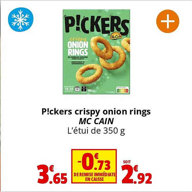 p!ckers crispy onion rings mc cain