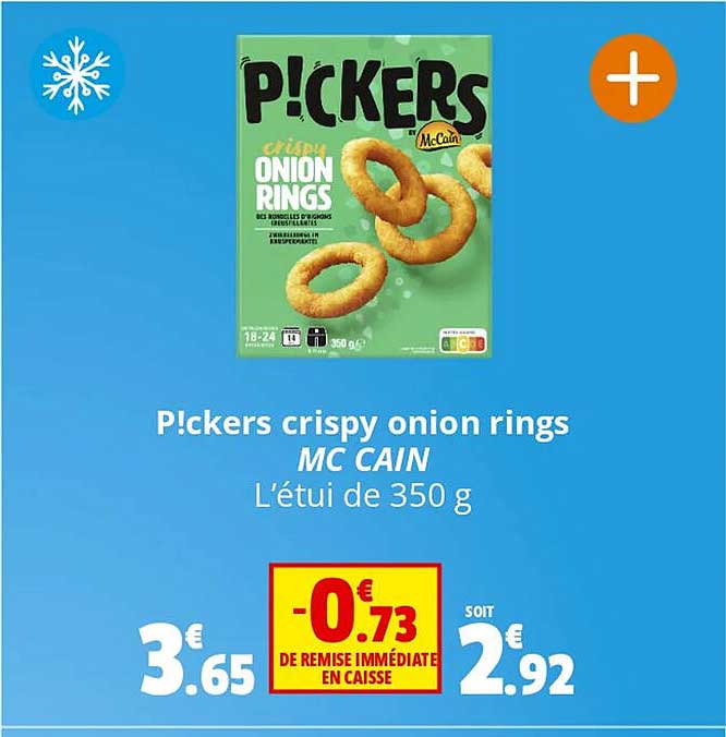 p!ckers crispy onion rings mc cain