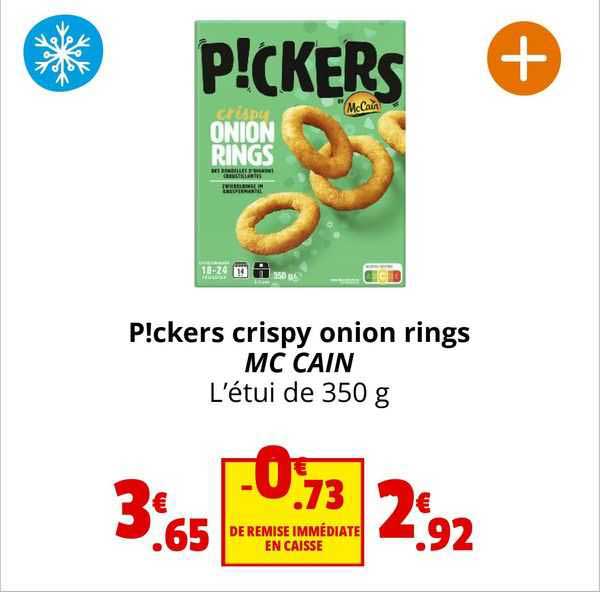 P!ckers Crispy Onion Rings McCain
