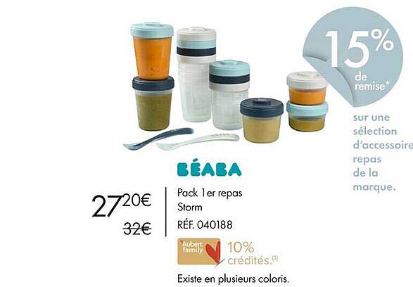 pack 1er repas storm béaba