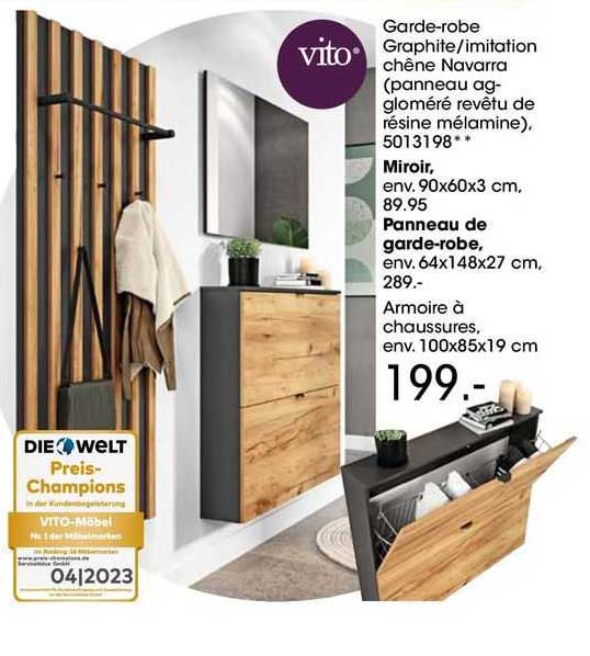 panneau de garde-robe