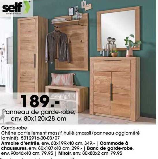 panneau de garde-robe