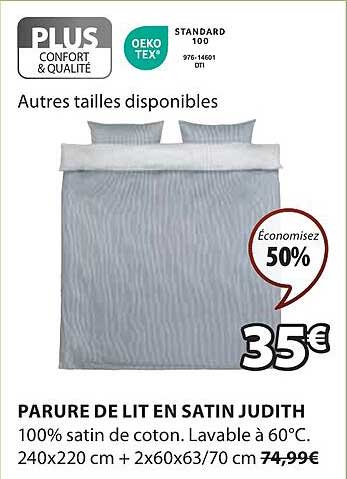 Parure De Lit En Satin Judith