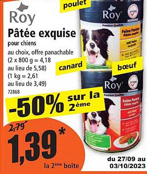 pâtée exquise roy