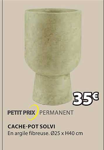 petit prix permanent cache-pot solvi