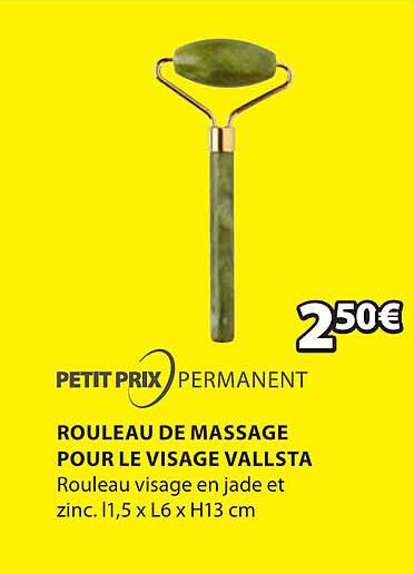 petit prix permanent rouleau de massage pour le visage vallsta