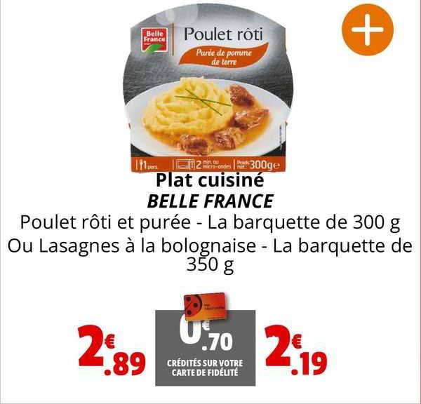 Plat Cuisiné Belle France